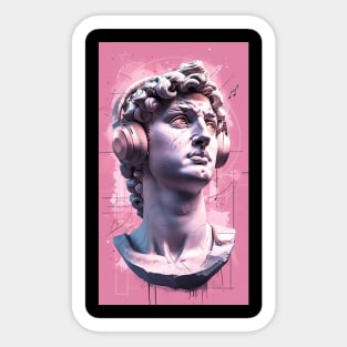 Ancient Beats: Timeless Listening Sticker